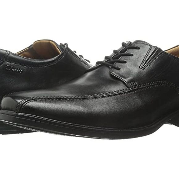New Clarks Men\'s Tilden Walk Oxford Black Leather main image 6